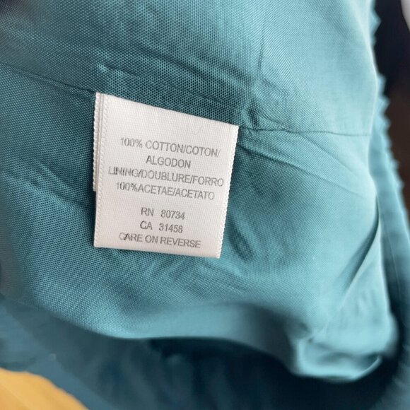 BCBGMAXAZRIA Runway Embroided Fairyβ Boho Frill Green Drawstring Waist Dress XXS - Picture 9 of 10